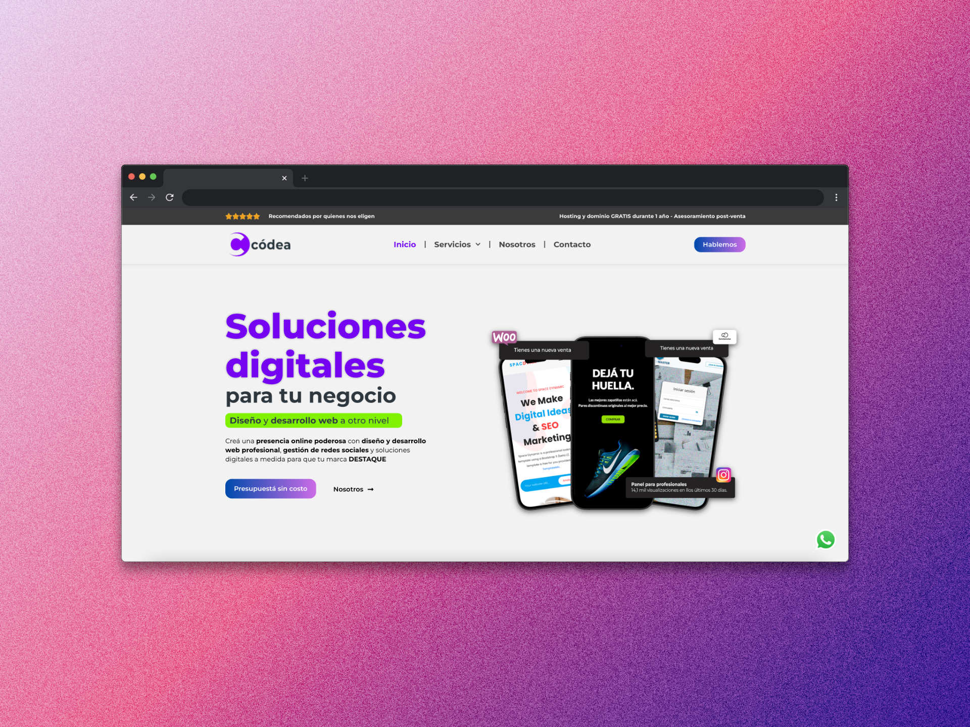 Captura de Pantalla de Códea
